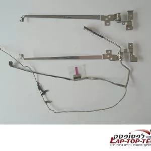 כבל מסך כולל זוג צירים למחשב נייד לנובו - Lenovo Flex 2-14 Model 20404 Screen cable with Left & Right Hinges