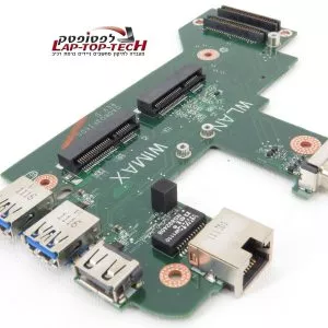 לוחית שקע יואסבי ורשת למחשב נייד דל - DELL INSPIRON N7110 LAN USB VGA BOARD