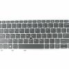 מקלדת למחשב נייד - HP Elitebook 830 G5 730 G5 735 G5 836 G5 with Backlight with mouse 13.3INCH 6037B0135401