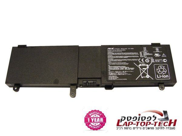 סוללה סוללה למחשב נייד אסוס -  ASUS N550 N550J N550JA N550JV N550JK N550X47JV-SL