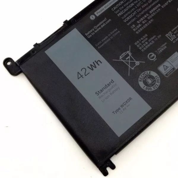 ⁦סוללה למחשב נייד דל - 3CRH3 WDX0R Battery Dell Inspiron 13 7368 15 5568 15 7000 7560 42Wh⁩ – תמונה ⁦2⁩