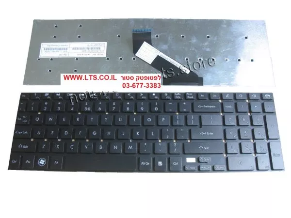 מקלדת מקורית למחשב נייד גאטוויי Gateway NV75S Laptop Original US KEYBOARD