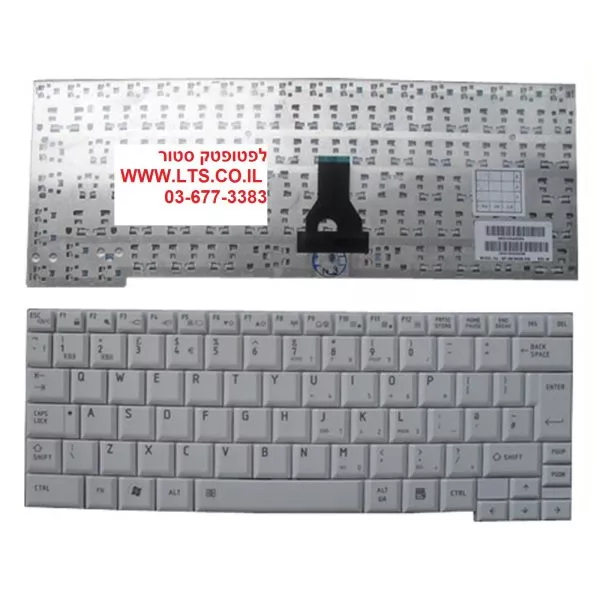 מקלדת מקורית למחשב נייד טושיבה Toshiba Portege R600 Original Keyboard