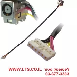 שקע טעינה למחשב נייד Hp COMPAQ PRESARIO CQ61 CQ71 DC JACK POWER SOCKET CABLE HARNESS WIRE
