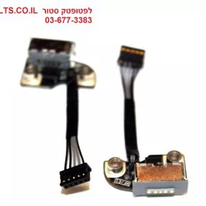 שקע טעינה למחשב נייד מק אפל Apple MacBook Pro A1278  DC-IN Jack Power Board Cable