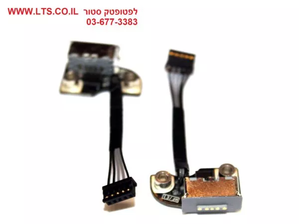 שקע טעינה למחשב נייד מק אפל Apple MacBook Pro A1278  DC-IN Jack Power Board Cable