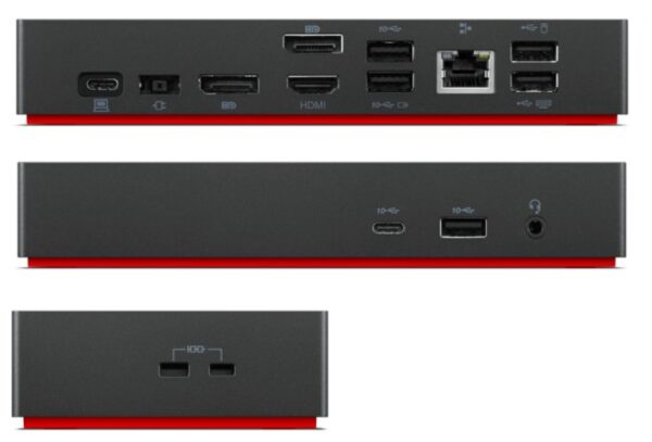 ⁦תחנת עגינה לנובו Lenovo ThinkPad USB-C Dock Gen 2 - Type 40AS⁩ – תמונה ⁦2⁩