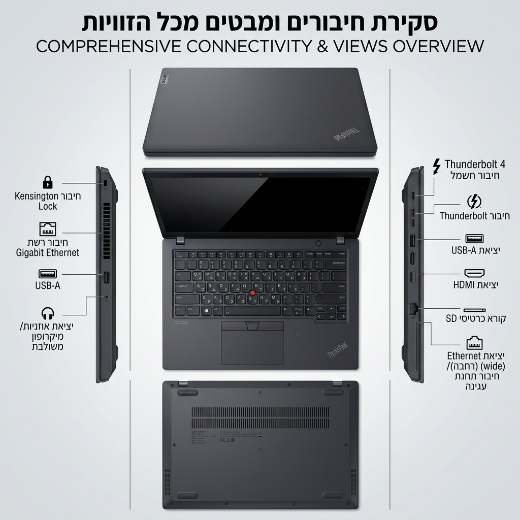 Lenovo Thinkpad L14 – i5-1135G7|16GB|256GB|IRISXE – תמונה 2